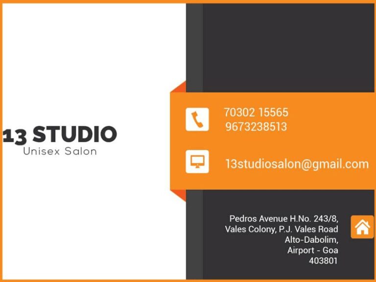 13 Studio Unisex Salon – Beauty Salon in Goa