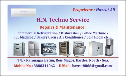 H.N. Techno Service | Commercial Refrigeration Repair and Maintenance in Goa